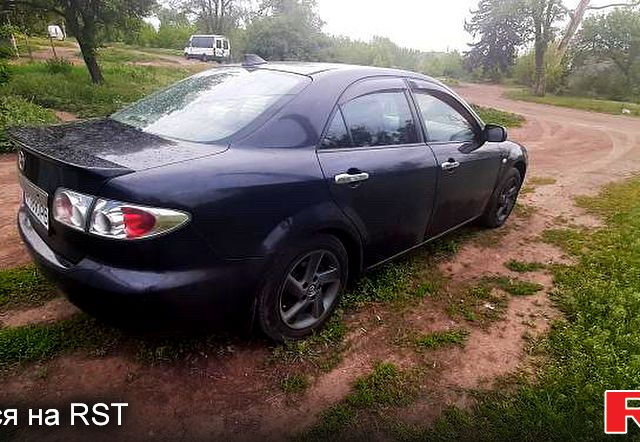 Черный Мазда 6, объемом двигателя 2 л и пробегом 220 тыс. км за 5000 $, фото 3 на Automoto.ua