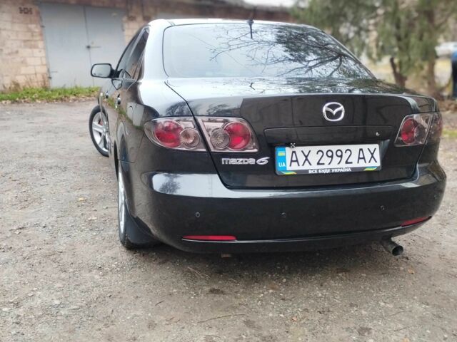 Черный Мазда 6, объемом двигателя 2 л и пробегом 185 тыс. км за 5000 $, фото 8 на Automoto.ua