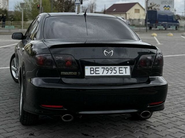 Черный Мазда 6, объемом двигателя 2 л и пробегом 320 тыс. км за 3400 $, фото 1 на Automoto.ua