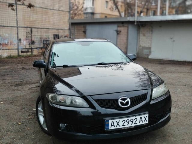 Черный Мазда 6, объемом двигателя 2 л и пробегом 185 тыс. км за 5000 $, фото 6 на Automoto.ua