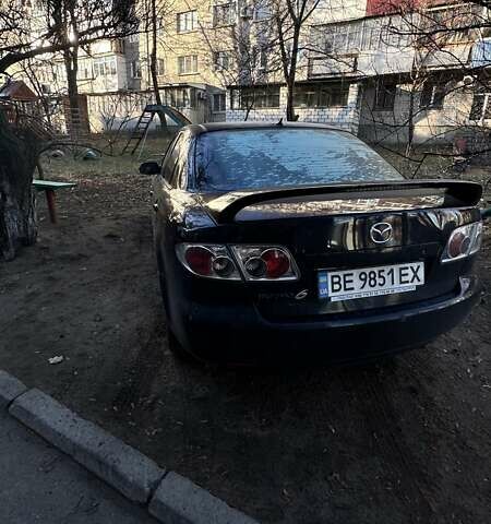 Черный Мазда 6, объемом двигателя 2.01 л и пробегом 196 тыс. км за 4500 $, фото 1 на Automoto.ua