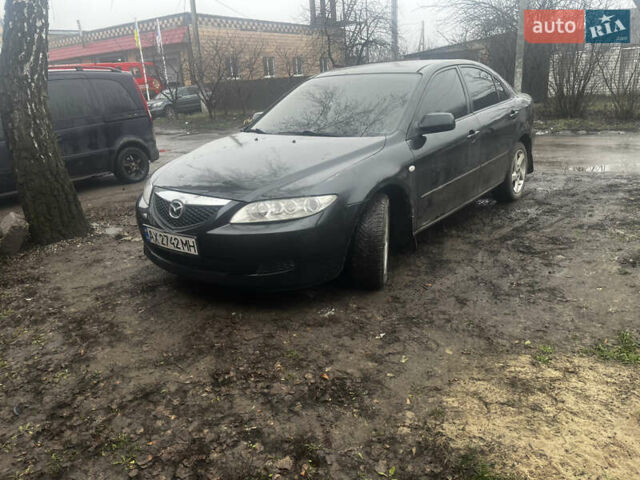 Черный Мазда 6, объемом двигателя 2 л и пробегом 300 тыс. км за 3000 $, фото 1 на Automoto.ua