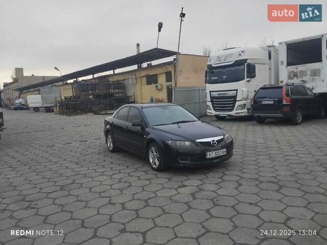 Черный Мазда 6, объемом двигателя 2 л и пробегом 268 тыс. км за 6300 $, фото 4 на Automoto.ua