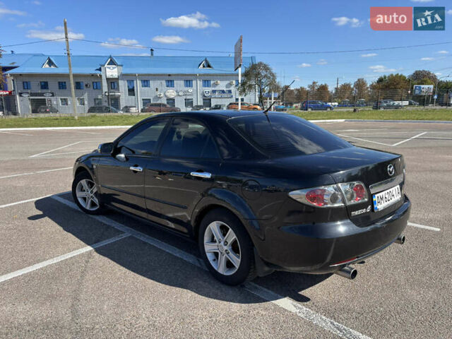 Чорний Мазда 6, об'ємом двигуна 2 л та пробігом 191 тис. км за 5300 $, фото 7 на Automoto.ua