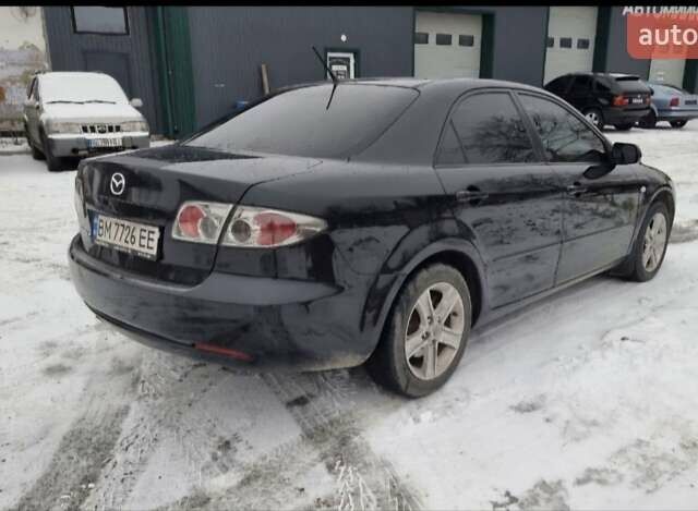 Чорний Мазда 6, об'ємом двигуна 2 л та пробігом 180 тис. км за 5400 $, фото 1 на Automoto.ua