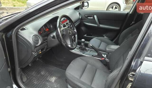 Черный Мазда 6, объемом двигателя 2 л и пробегом 266 тыс. км за 5200 $, фото 17 на Automoto.ua