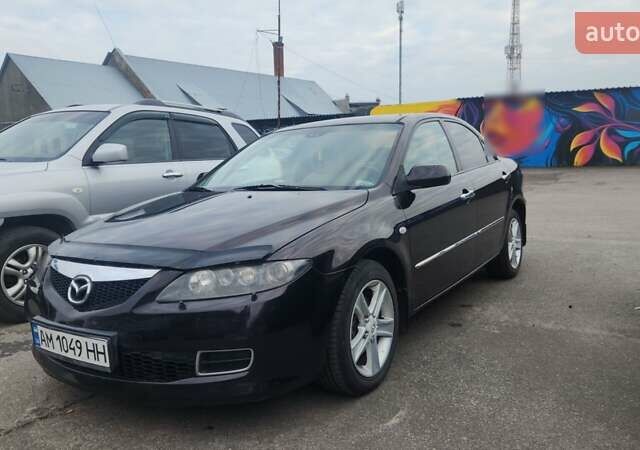 Чорний Мазда 6, об'ємом двигуна 2 л та пробігом 238 тис. км за 4900 $, фото 1 на Automoto.ua