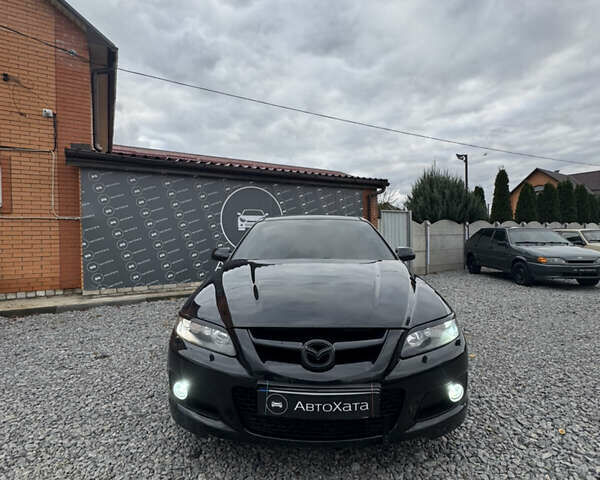 Черный Мазда 6, объемом двигателя 2.26 л и пробегом 208 тыс. км за 6300 $, фото 1 на Automoto.ua