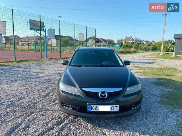 Черный Мазда 6, объемом двигателя 2 л и пробегом 338 тыс. км за 4500 $, фото 2 на Automoto.ua