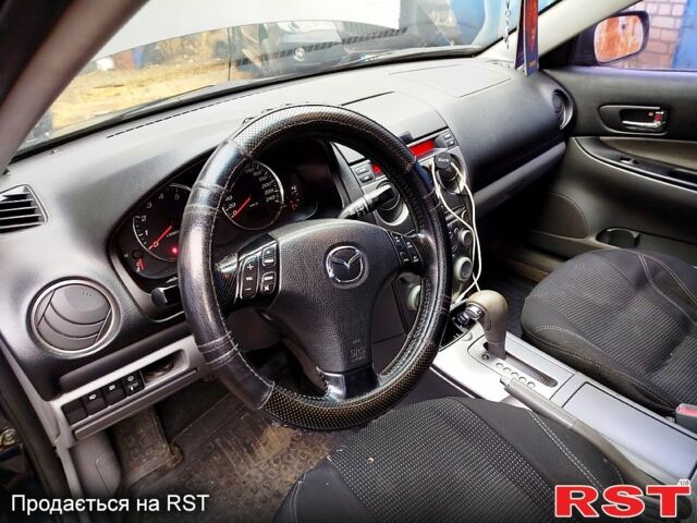 Черный Мазда 6, объемом двигателя 20 л и пробегом 234 тыс. км за 5500 $, фото 2 на Automoto.ua