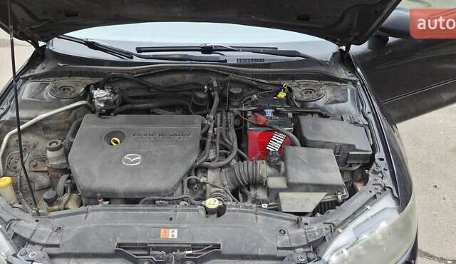 Черный Мазда 6, объемом двигателя 2 л и пробегом 266 тыс. км за 5200 $, фото 8 на Automoto.ua