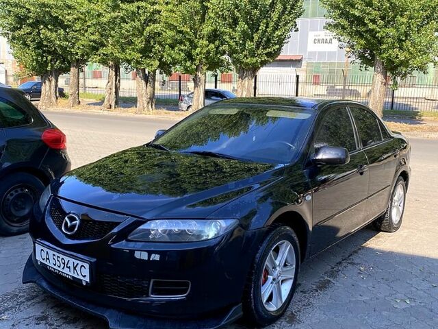 Черный Мазда 6, объемом двигателя 2 л и пробегом 320 тыс. км за 5350 $, фото 3 на Automoto.ua