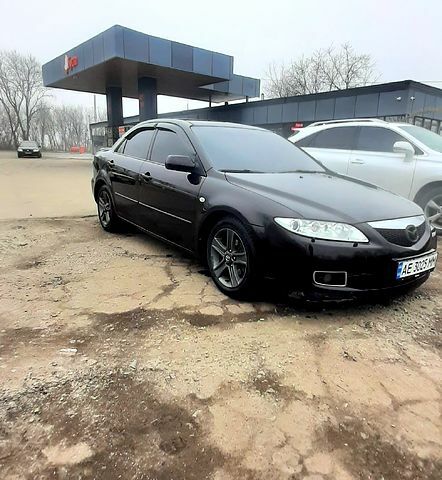 Чорний Мазда 6, об'ємом двигуна 2 л та пробігом 250 тис. км за 6000 $, фото 1 на Automoto.ua