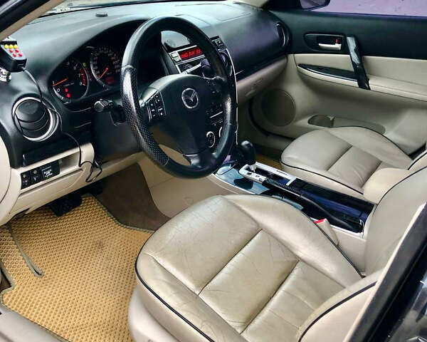 Черный Мазда 6, объемом двигателя 2 л и пробегом 320 тыс. км за 5350 $, фото 6 на Automoto.ua