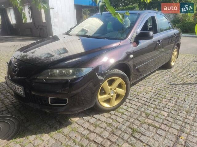 Чорний Мазда 6, об'ємом двигуна 2 л та пробігом 187 тис. км за 7000 $, фото 1 на Automoto.ua