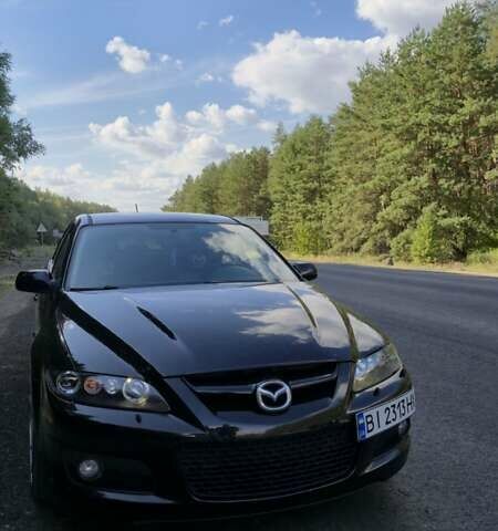 Черный Мазда 6, объемом двигателя 2.3 л и пробегом 270 тыс. км за 8000 $, фото 2 на Automoto.ua