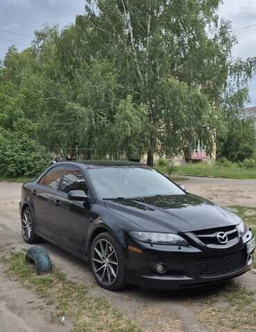 Черный Мазда 6, объемом двигателя 2.3 л и пробегом 270 тыс. км за 8000 $, фото 3 на Automoto.ua