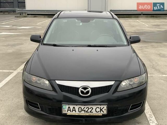 Черный Мазда 6, объемом двигателя 2 л и пробегом 209 тыс. км за 5550 $, фото 1 на Automoto.ua