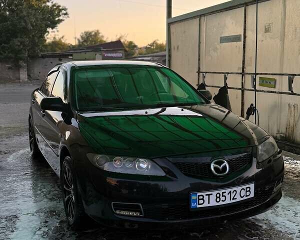 Черный Мазда 6, объемом двигателя 2 л и пробегом 277 тыс. км за 4500 $, фото 2 на Automoto.ua