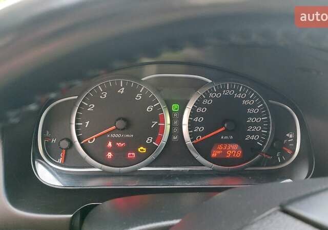 Черный Мазда 6, объемом двигателя 2 л и пробегом 163 тыс. км за 6500 $, фото 1 на Automoto.ua