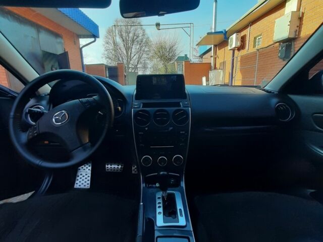 Чорний Мазда 6, об'ємом двигуна 2 л та пробігом 215 тис. км за 5900 $, фото 8 на Automoto.ua