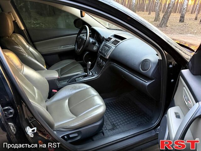 Черный Мазда 6, объемом двигателя 2 л и пробегом 200 тыс. км за 6500 $, фото 12 на Automoto.ua