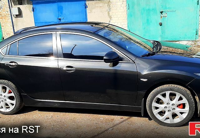 Черный Мазда 6, объемом двигателя 2.5 л и пробегом 194 тыс. км за 8500 $, фото 3 на Automoto.ua