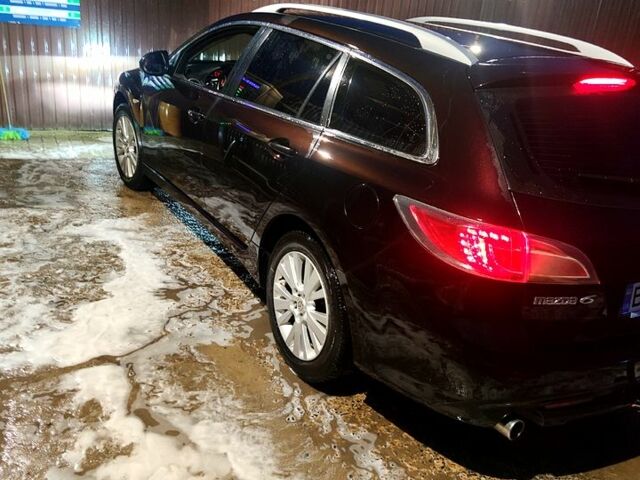 Черный Мазда 6, объемом двигателя 2 л и пробегом 225 тыс. км за 7000 $, фото 1 на Automoto.ua