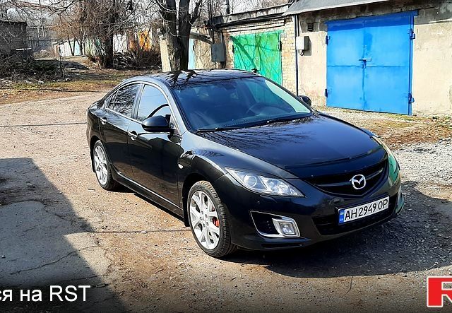 Черный Мазда 6, объемом двигателя 2.5 л и пробегом 194 тыс. км за 8500 $, фото 2 на Automoto.ua