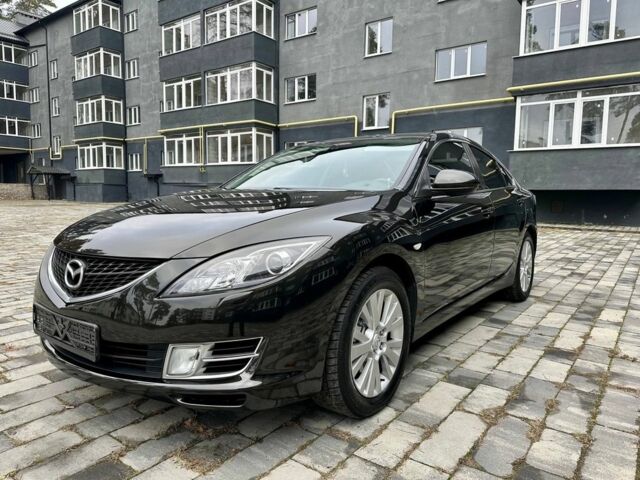 Черный Мазда 6, объемом двигателя 2 л и пробегом 253 тыс. км за 6500 $, фото 1 на Automoto.ua