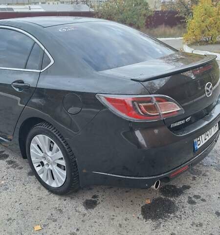 Черный Мазда 6, объемом двигателя 2 л и пробегом 160 тыс. км за 6800 $, фото 6 на Automoto.ua