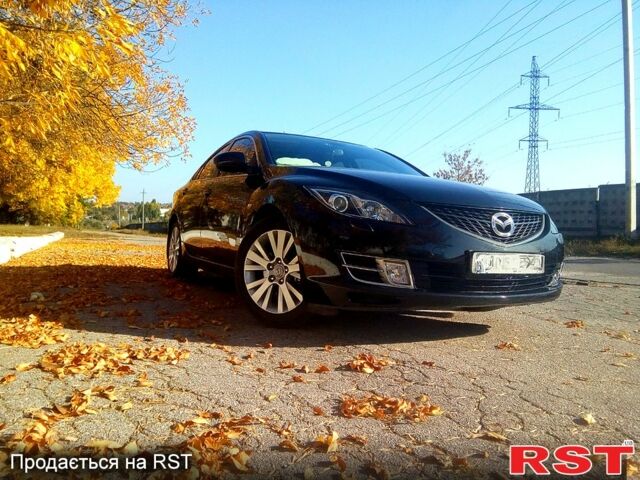 Черный Мазда 6, объемом двигателя 2 л и пробегом 140 тыс. км за 6990 $, фото 2 на Automoto.ua