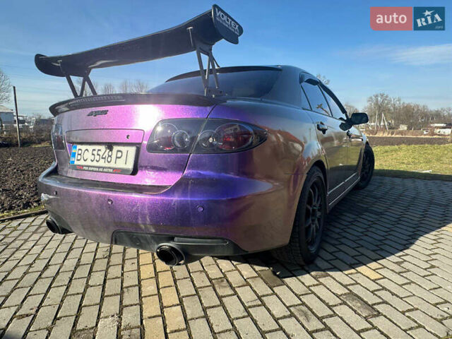 Черный Мазда 6, объемом двигателя 2.3 л и пробегом 190 тыс. км за 8500 $, фото 1 на Automoto.ua