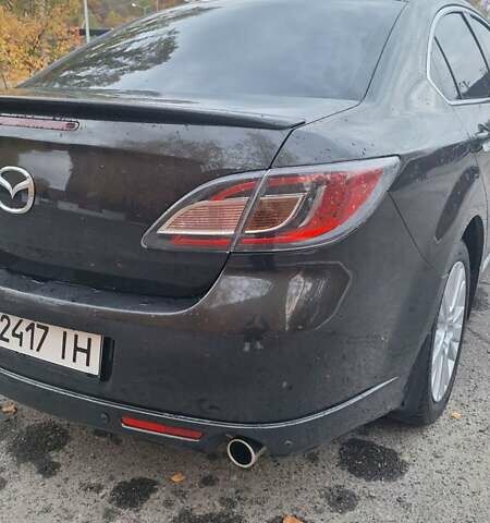 Черный Мазда 6, объемом двигателя 2 л и пробегом 160 тыс. км за 6800 $, фото 3 на Automoto.ua