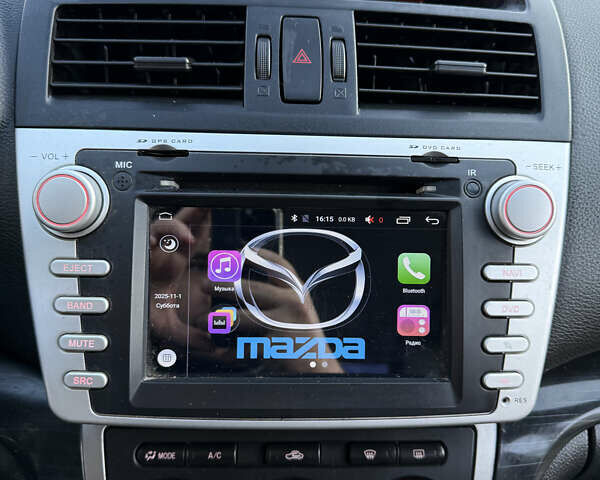 Черный Мазда 6, объемом двигателя 2 л и пробегом 309 тыс. км за 6200 $, фото 21 на Automoto.ua