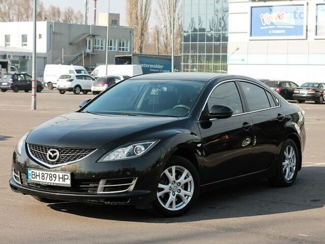 Черный Мазда 6, объемом двигателя 1.8 л и пробегом 250 тыс. км за 7000 $, фото 1 на Automoto.ua