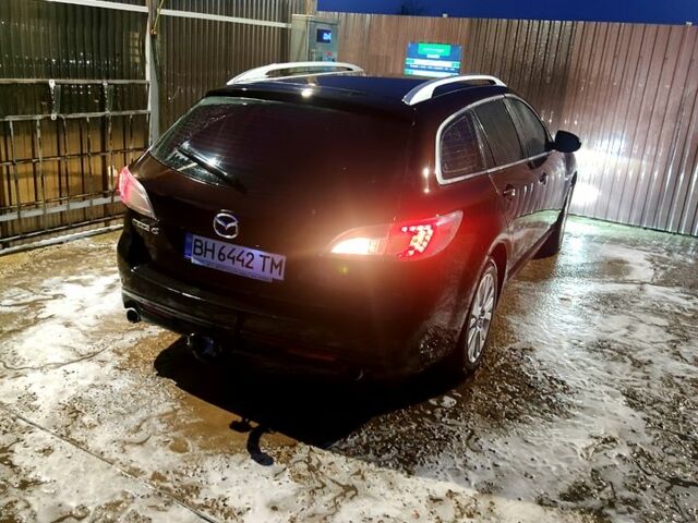 Черный Мазда 6, объемом двигателя 2 л и пробегом 225 тыс. км за 7000 $, фото 2 на Automoto.ua