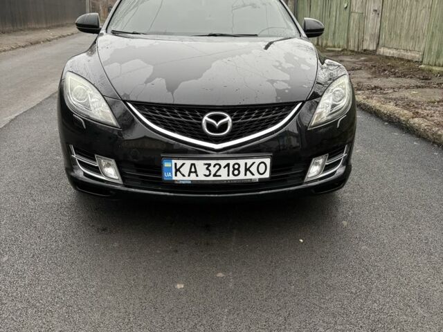 Черный Мазда 6, объемом двигателя 2 л и пробегом 280 тыс. км за 6500 $, фото 1 на Automoto.ua
