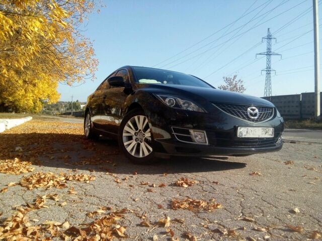 Черный Мазда 6, объемом двигателя 2 л и пробегом 140 тыс. км за 6990 $, фото 2 на Automoto.ua