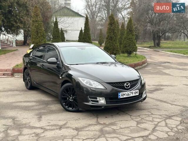 Черный Мазда 6, объемом двигателя 1.8 л и пробегом 236 тыс. км за 6299 $, фото 6 на Automoto.ua