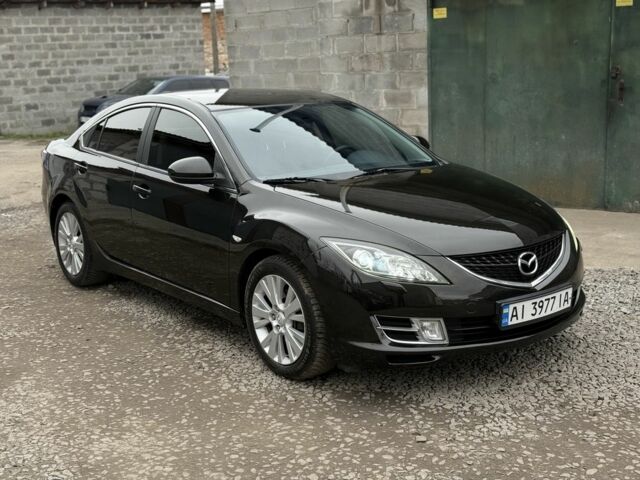 Черный Мазда 6, объемом двигателя 2 л и пробегом 263 тыс. км за 5850 $, фото 2 на Automoto.ua