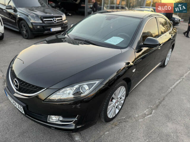 Черный Мазда 6, объемом двигателя 2 л и пробегом 256 тыс. км за 7500 $, фото 3 на Automoto.ua