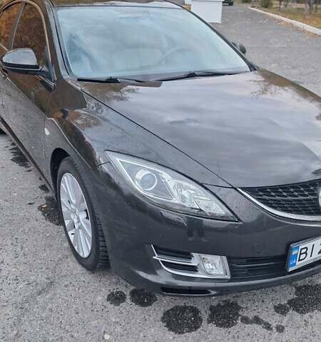 Черный Мазда 6, объемом двигателя 2 л и пробегом 160 тыс. км за 6800 $, фото 2 на Automoto.ua