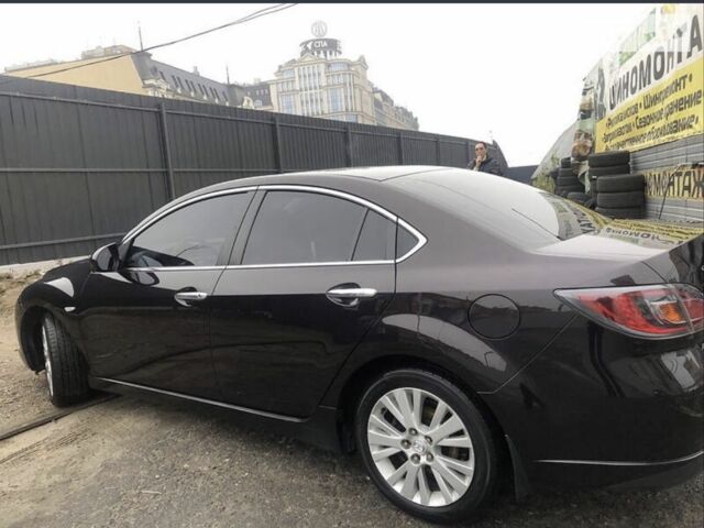 Черный Мазда 6, объемом двигателя 2 л и пробегом 219 тыс. км за 6800 $, фото 2 на Automoto.ua