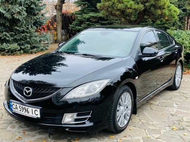 Черный Мазда 6, объемом двигателя 2 л и пробегом 266 тыс. км за 6600 $, фото 2 на Automoto.ua