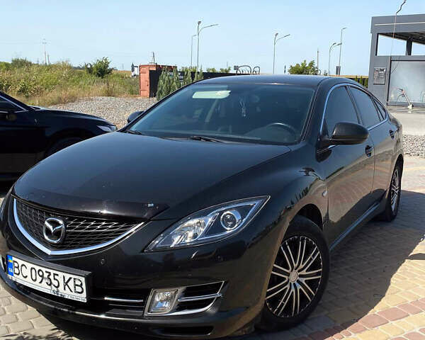 Черный Мазда 6, объемом двигателя 2 л и пробегом 281 тыс. км за 6600 $, фото 2 на Automoto.ua