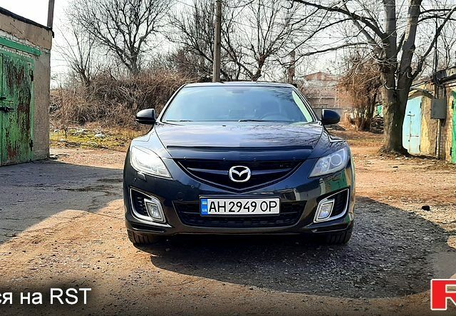 Черный Мазда 6, объемом двигателя 2.5 л и пробегом 194 тыс. км за 8500 $, фото 1 на Automoto.ua