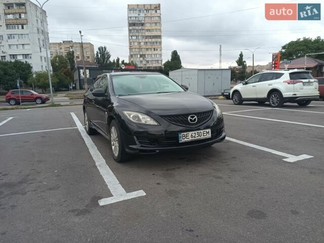 Черный Мазда 6, объемом двигателя 2 л и пробегом 250 тыс. км за 4800 $, фото 1 на Automoto.ua