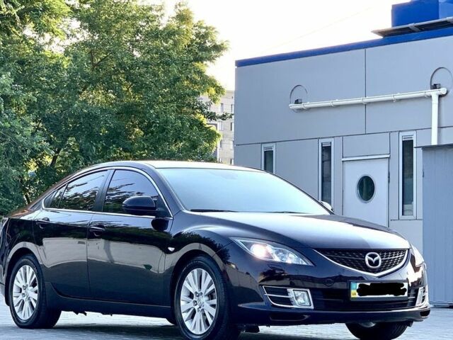 Черный Мазда 6, объемом двигателя 2 л и пробегом 189 тыс. км за 3300 $, фото 1 на Automoto.ua