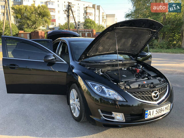 Черный Мазда 6, объемом двигателя 2 л и пробегом 119 тыс. км за 9200 $, фото 58 на Automoto.ua